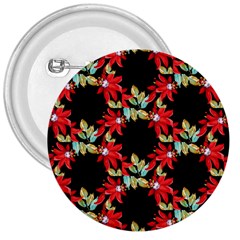 Floral Geometry 3  Buttons by Sparkle