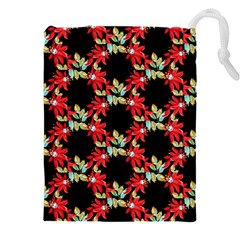 Floral Geometry Drawstring Pouch (5xl) by Sparkle