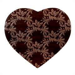 Floral Geometry Heart Wood Jewelry Box by Sparkle