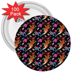 Beautiful Pattern 3  Buttons (100 Pack) 