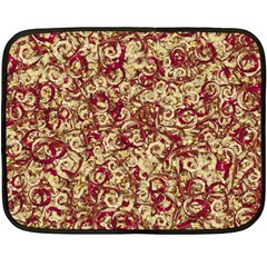Apple Leftovers Collage Random Pattern Two Sides Fleece Blanket (mini) by dflcprintsclothing