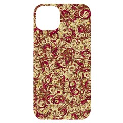 Apple Leftovers Collage Random Pattern Iphone 14 Plus Black Uv Print Case by dflcprintsclothing