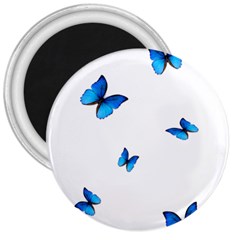 Butterfly-blue-phengaris 3  Magnets