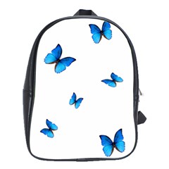 Butterfly-blue-phengaris School Bag (xl) by saad11