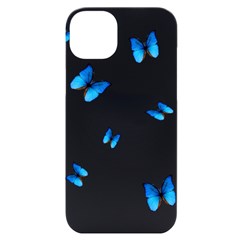 Butterfly-blue-phengaris Iphone 14 Plus Black Uv Print Case by saad11