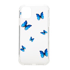 Butterfly-blue-phengaris Iphone 11 Tpu Uv Print Case by saad11