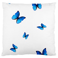Butterfly-blue-phengaris 16  Baby Flannel Cushion Case (two Sides)