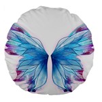 Butterfly-drawing-art-fairytale  Large 18  Premium Round Cushions Front