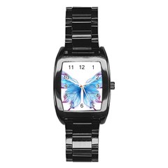 Butterfly-drawing-art-fairytale  Stainless Steel Barrel Watch by saad11