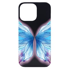 Butterfly-drawing-art-fairytale  Iphone 14 Pro Max Black Uv Print Case by saad11