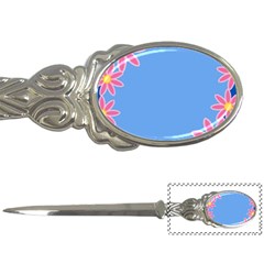 Flowers Space Frame Ornament Letter Opener