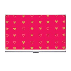 Illustrations Heart Pattern Design Business Card Holder by Maspions