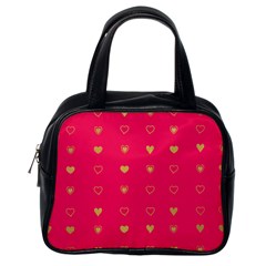 Illustrations Heart Pattern Design Classic Handbag (one Side)