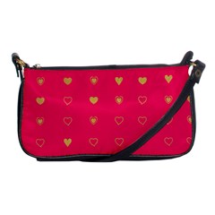 Illustrations Heart Pattern Design Shoulder Clutch Bag by Maspions