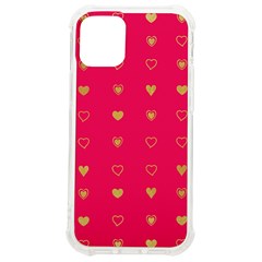 Illustrations Heart Pattern Design Iphone 12 Mini Tpu Uv Print Case	