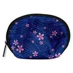 Flowers Floral Background Accessory Pouch (medium)