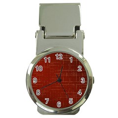 Grid Background Pattern Wallpaper Money Clip Watches