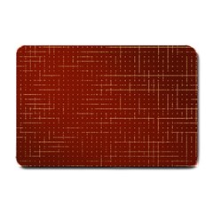 Grid Background Pattern Wallpaper Small Doormat by Maspions