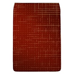 Grid Background Pattern Wallpaper Removable Flap Cover (l)