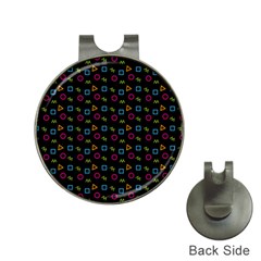 Background Ornamental Pattern Hat Clips With Golf Markers