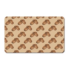 Coffee Beans Pattern Texture Magnet (rectangular)