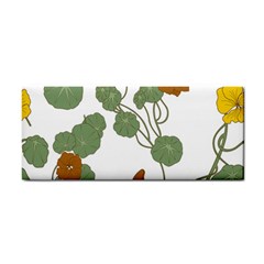 Nasturtium Flower Plant Leaves Hand Towel