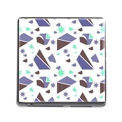 Seamless Pattern Geometric Texture Memory Card Reader (square 5 Slot) by Maspions