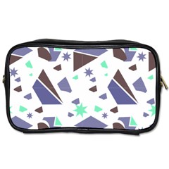 Seamless Pattern Geometric Texture Toiletries Bag (two Sides)