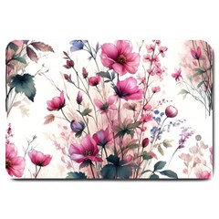 Flora Floral Flower Petal Large Doormat