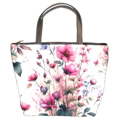 Flora Floral Flower Petal Bucket Bag