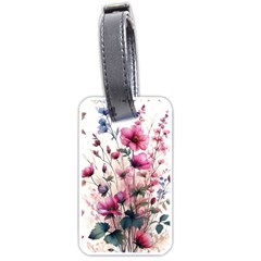 Flora Floral Flower Petal Luggage Tag (one Side)