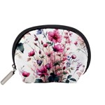 Flora Floral Flower Petal Accessory Pouch (Small) Front