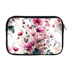 Flora Floral Flower Petal Apple Macbook Pro 17  Zipper Case