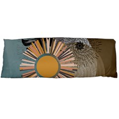 Boho Leaves Botanical Retro Vintage Body Pillow Case (dakimakura)