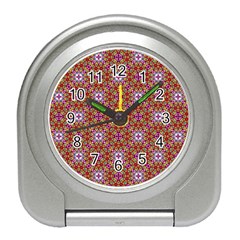 Illustrations Background Pattern Mandala Seamless Travel Alarm Clock by Maspions