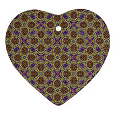 Art Illustrations Background Pattern Mandala Seamless Ornament (heart)