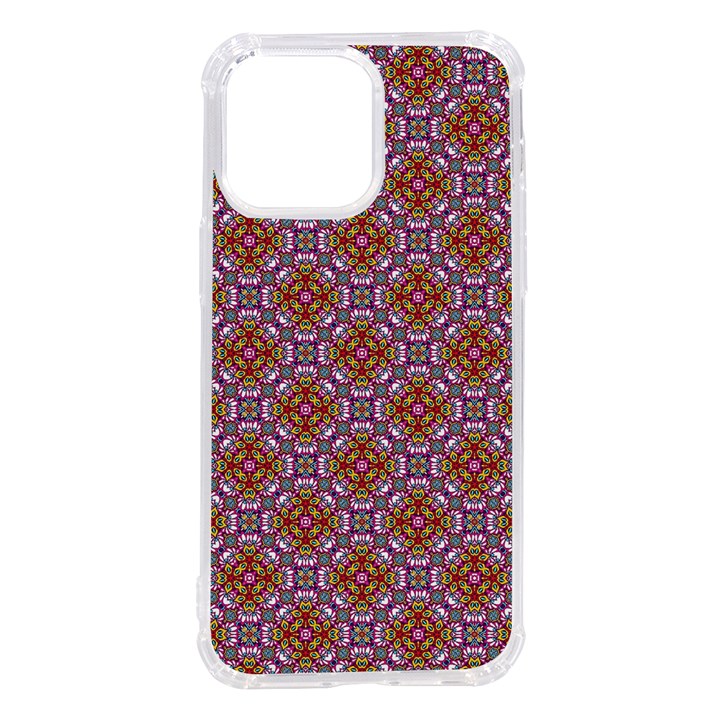 Pattern Mandala Seamless iPhone 14 Pro Max TPU UV Print Case