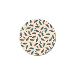 Background Palm Leaves Pattern Golf Ball Marker (4 Pack)