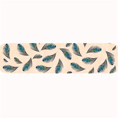 Background Palm Leaves Pattern Large Bar Mat