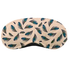 Background Palm Leaves Pattern Sleep Mask by Maspions