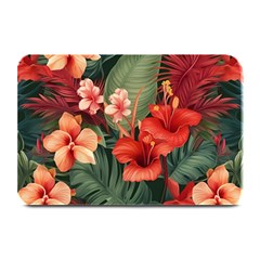 Tropical Flower Bloom Plate Mats