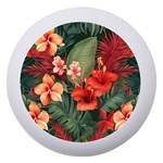 Tropical Flower Bloom Dento Box with Mirror Front