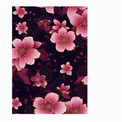 Flower Sakura Bloom Large Garden Flag (two Sides) by Maspions