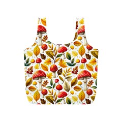 Mushroom Autumn Fall Full Print Recycle Bag (s)