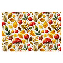 Mushroom Autumn Fall Banner And Sign 6  X 4  by Maspions