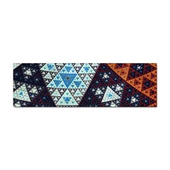 Fractal Triangle Geometric Abstract Pattern Sticker (bumper)