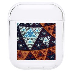 Fractal Triangle Geometric Abstract Pattern Hard Pc Airpods 1/2 Case