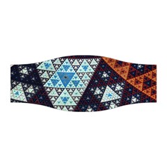 Fractal Triangle Geometric Abstract Pattern Stretchable Headband by Cemarart