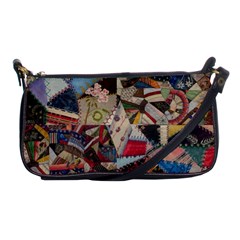 Background Embroidery Pattern Stitches Abstract Shoulder Clutch Bag by Ket1n9
