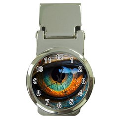 Eye Bird Feathers Vibrant Money Clip Watches